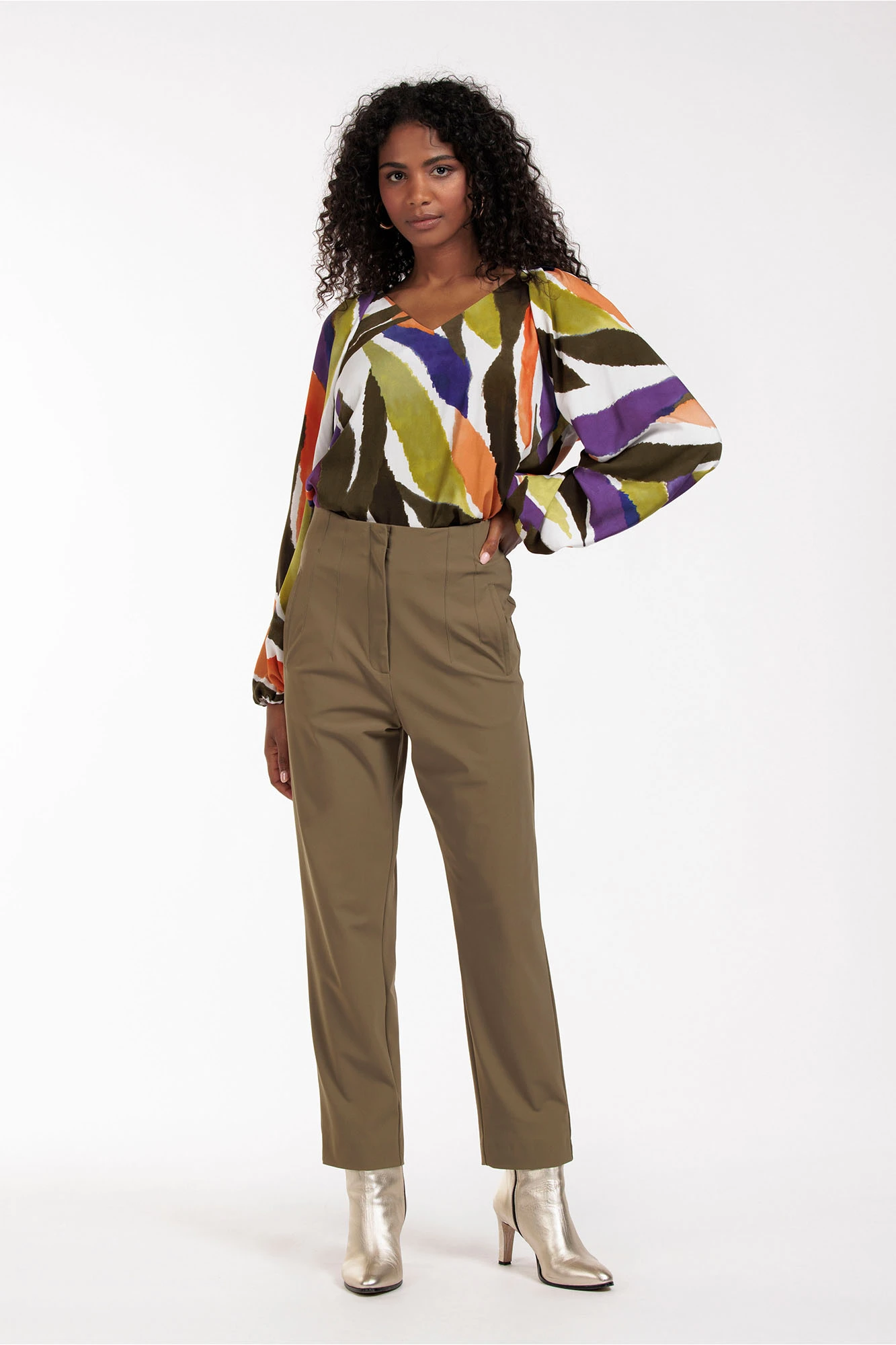 Studio Anneloes Nine bonded trousers